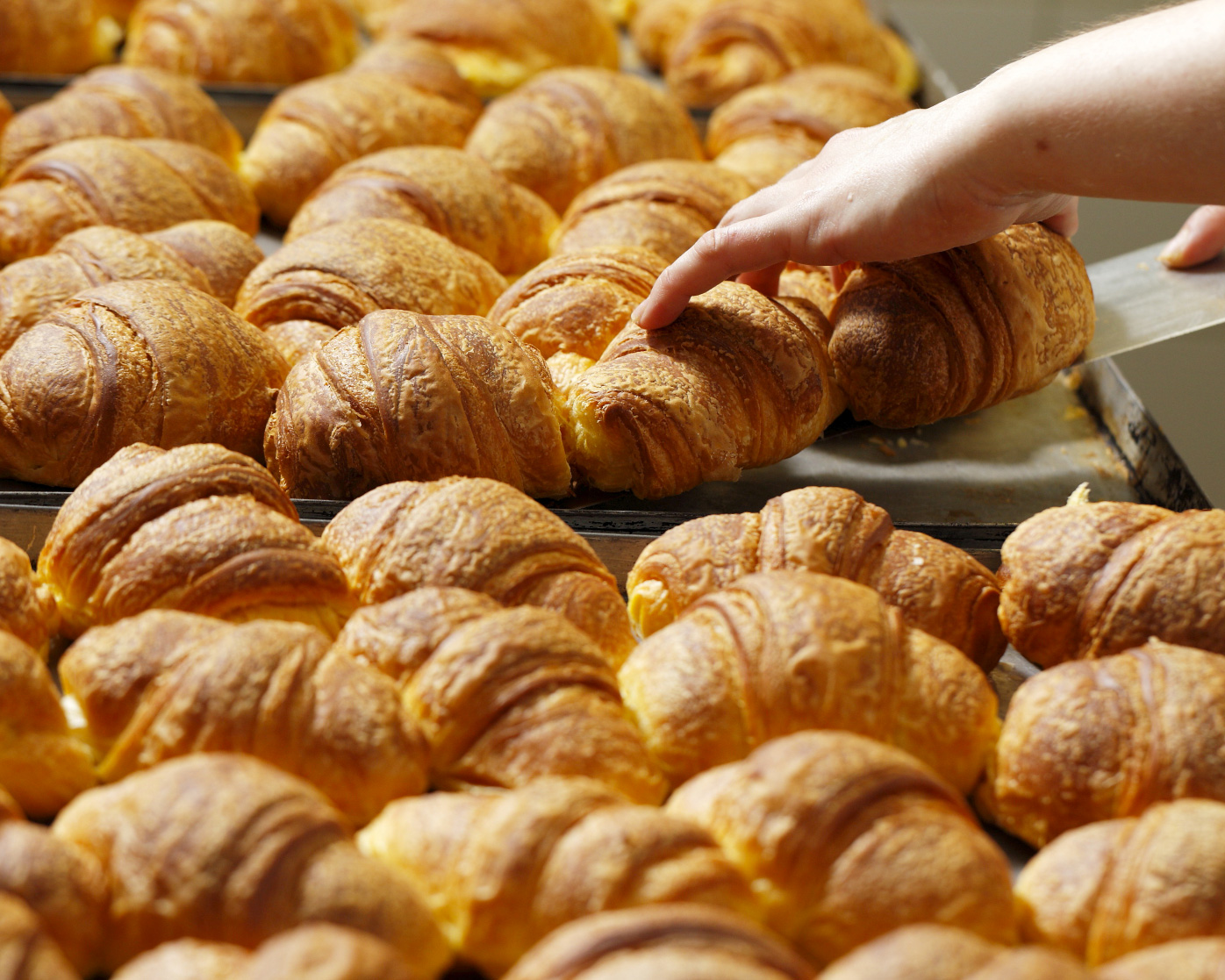 Croissant appena sfornati al Carosello